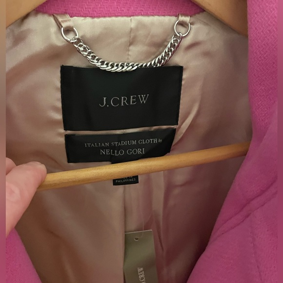 New with tags, J.Crew cocoon, Italian wool stadium cloth coat - Picture 4 of 5